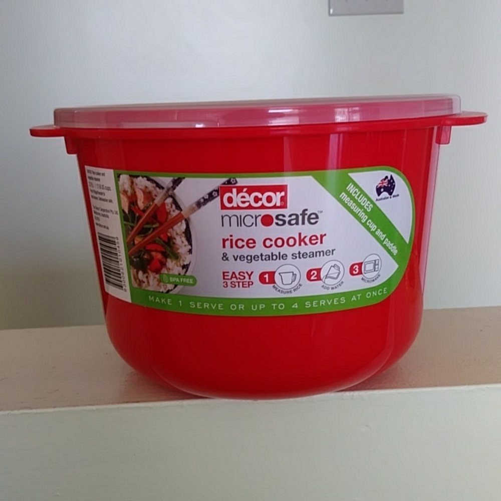 🍚Decor Microwave Rice Cooker & Vegetable Steamer 2.75 Litre